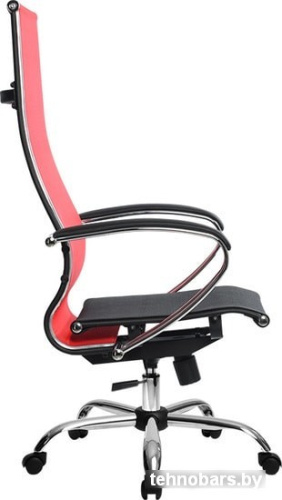 Кресло Metta SK-1-BK Комплект 7, Ch ов/сечен (пластиковые ролики, красный) фото 5