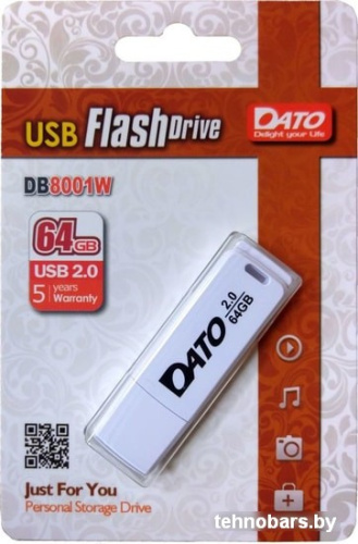 USB Flash Dato DB8001W 64GB (белый) фото 4