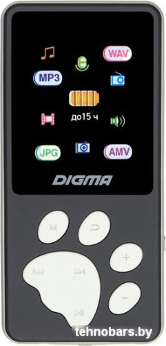 MP3 плеер Digma S4 8GB (серый/серебристый) фото 3