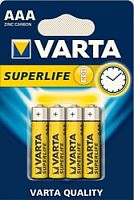 Батарейки Varta Superlife AAA 4 шт.