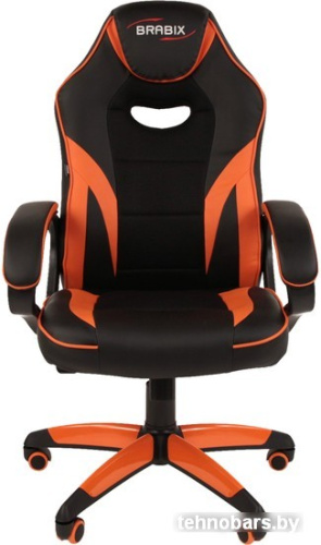 Кресло Brabix GM-161 (черный/оранжевый) фото 5