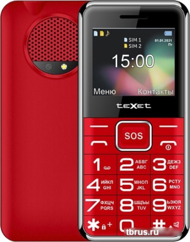 Мобильный телефон TeXet TM-B319 (красный) фото 3