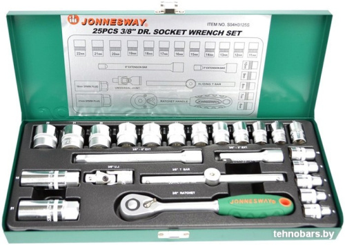 Универсальный набор инструментов Jonnesway S04H3125S (24 предмета) фото 3