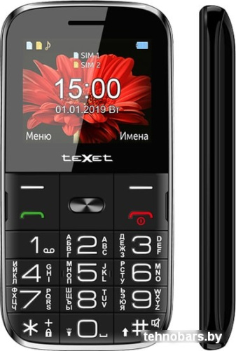Мобильный телефон TeXet TM-B227 (черный) фото 4