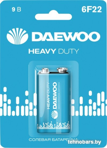 Батарейка Daewoo Heavy Duty 6F22 5029248 фото 3