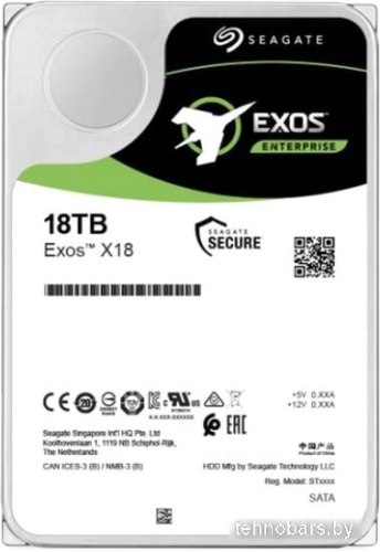 Жесткий диск Seagate Exos X18 16TB ST16000NM004J фото 3