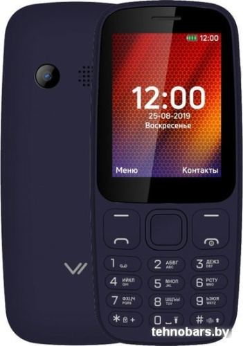 Мобильный телефон Vertex D537 (синий) фото 3