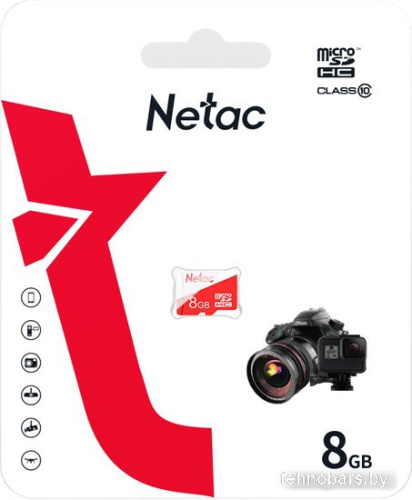 Карта памяти Netac microSDHC P500 ECO 8GB фото 3