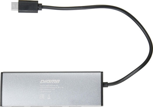 USB-хаб Digma HUB-4U2.0-UC фото 5
