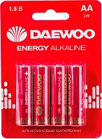Батарейка Daewoo Energy Alkaline AA 4 шт. 5029781