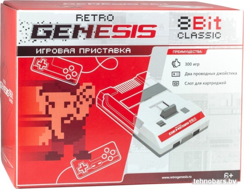 Игровая приставка Retro Genesis 8 Bit Classic (2 геймпада, 300 игр) фото 3