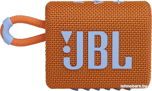 Беспроводная колонка JBL Go 3 (оранжевый) фото 4