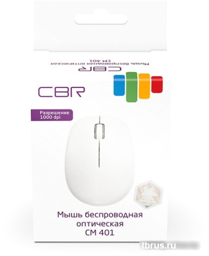 Мышь CBR CM 401c (белый) фото 7