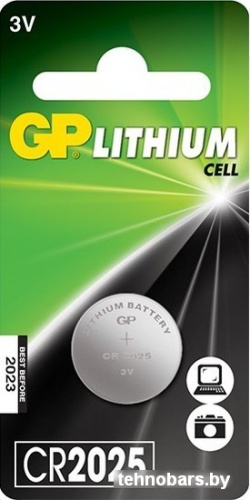 Батарейки GP Lithium CR2025 фото 3