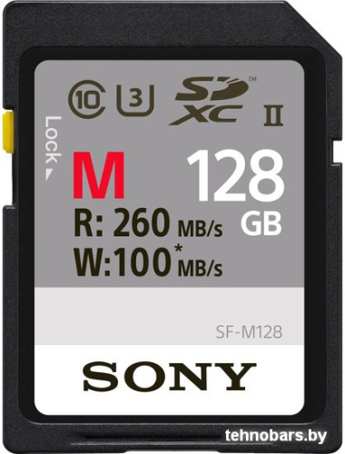 Карта памяти Sony SDXC SF-M Series UHS-II 128GB фото 3