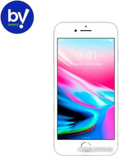 Смартфон Apple iPhone 8 64GB Воcстановленный by Breezy, грейд A (серебристый) фото 3