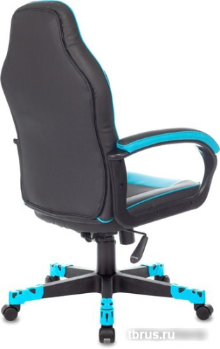Кресло Zombie Game 17 (черный/голубой) фото 6