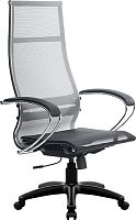 Кресло Metta SK-1-BK Комплект 7, Pl тр/сечен (пластиковые ролики, серый)