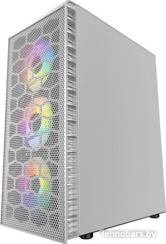 Корпус Powercase Mistral Z4C LED (белый) фото 4