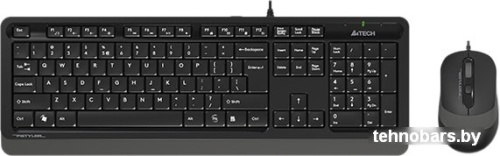 Клавиатура + мышь A4Tech Fstyler F1010 (черный/серый) фото 3