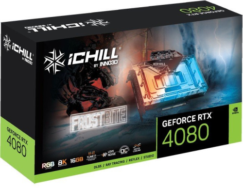 Видеокарта Inno3D GeForce RTX 4080 16GB iChill Frostbite C4080-166XX-1870FB фото 4