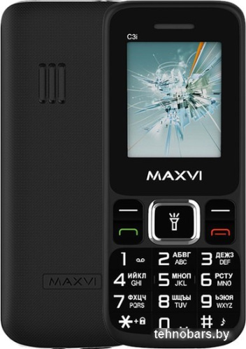 Мобильный телефон Maxvi C3i (черный) фото 3