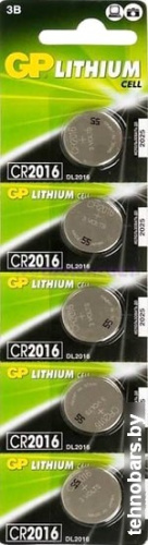 Батарейки GP Lithium CR2016 5 шт. фото 3