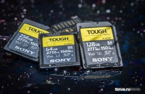 Карта памяти Sony SF-M Tough SDXC 128GB фото 6