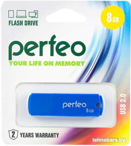 USB Flash Perfeo C05 8GB (синий) фото 5
