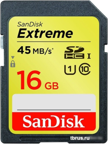 SanDisk Extreme SDHC UHS-I (Class 10) 16GB (SDSDX-016G-X46) фото 3