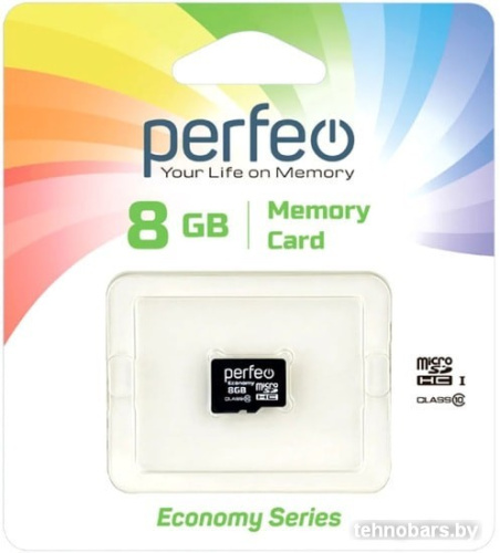 Карта памяти Perfeo microSDHC PF8GMCSH10ES 8GB фото 3