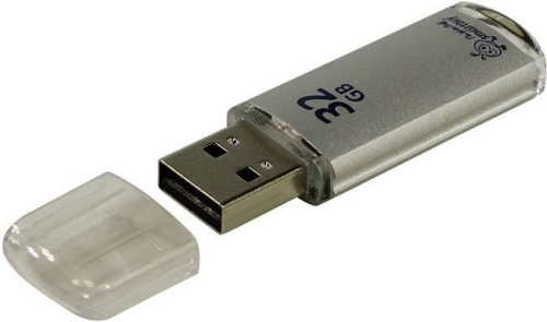 USB Flash Smart Buy V-Cut 32GB (серебристый) [SB32GBVC-S] фото 5