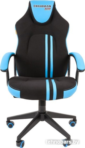 Кресло CHAIRMAN Game 26 (черный/голубой) фото 4