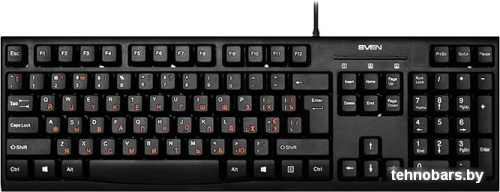 Клавиатура SVEN KB-S300 USB+PS/2 (черный) фото 3