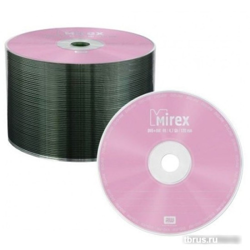 DVD+RW диск Mirex 4.7Gb 4x Mirex по 50 шт. в пленке UL130022A4T фото 3