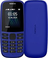 Мобильный телефон Nokia 105 (2019) Single SIM (синий)