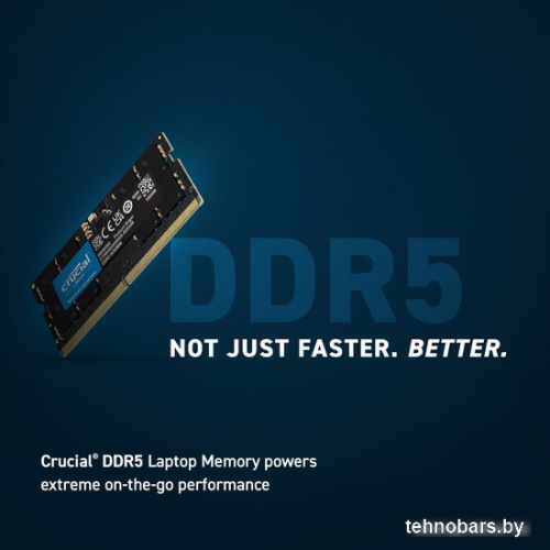 Оперативная память Crucial 32ГБ DDR5 SODIMM 5600 МГц CT32G56C46S5 фото 4