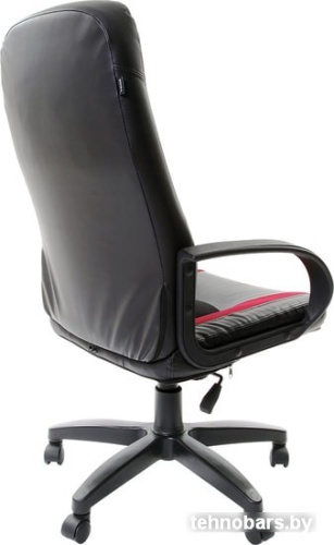 Кресло Brabix Strike EX-525 (кожзам/ткань TW, черный/бордовый) фото 5