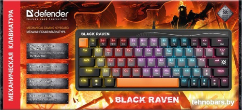 Клавиатура Defender Black Raven GK-417 45416 фото 5
