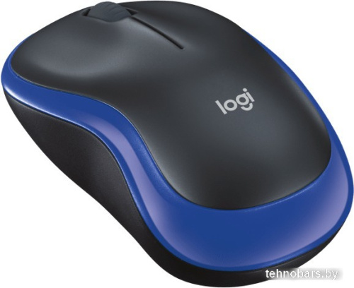 Мышь Logitech M186 (черный/синий) фото 5