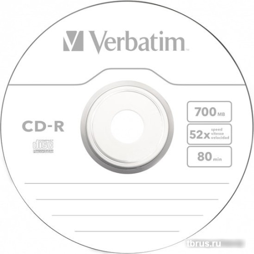 CD-R диск Verbatim 700Mb DL Extra Protection 52x Slim 43347 (1 шт.) фото 3