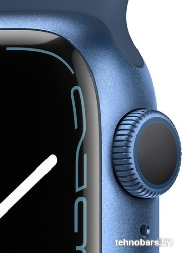 Умные часы Apple Watch Series 7 41 мм (синий/синий омут спортивный) фото 5