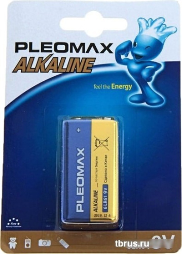 Батарейки Pleomax Alkaline 9V фото 3
