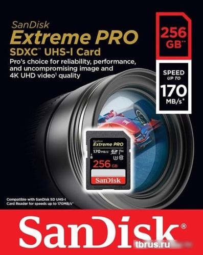 Карта памяти SanDisk Extreme PRO SDXC SDSDXXY-256G-GN4IN 256GB фото 6