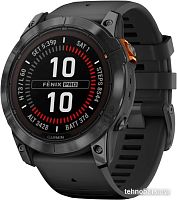 Умные часы Garmin Fenix 7X Pro Solar (сланцево-серый/черный)