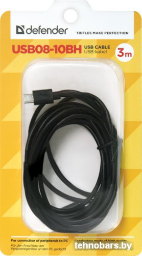 Кабель Defender USB08-10BH (черный) [87469] фото 5