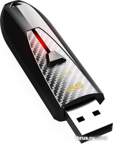USB Flash Silicon-Power Blaze B25 64GB (черный) фото 4