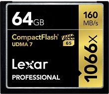 Карта памяти Lexar Professional 1066x CompactFlash LCF64GCRB1066 64GB