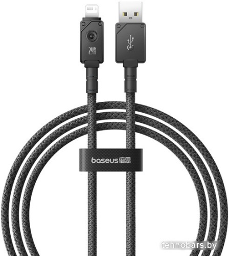 Кабель Baseus Unbreakable Series USB Type-A - Lightning (1 м, черный) фото 3