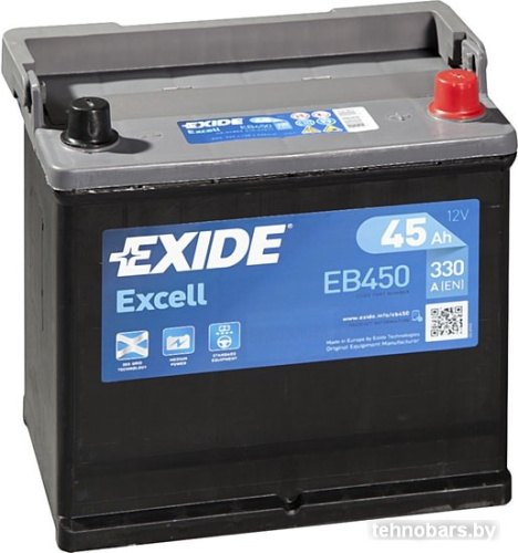 Автомобильный аккумулятор Exide Excell EB450 (45 А/ч) фото 3